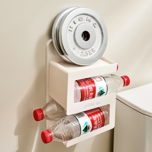 Creative Suction Cup for Refrigerator Door Tissue Box for Multi-function <b>Kitchen</b> Wet Wipes Storage Rack <b>Plastic</b> - Product Image 5