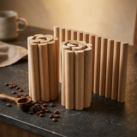 Paneles de Madera Flexibles Acanalados Semicirculares de MDF, Panel Tambour Flexible Negro para Decoración de Puertas de Muebles y Paredes Interiores