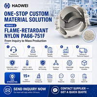 Nylon PA66-751F modifié ignifuge, matériau spécial avec couleur personnalisée pour moteurs et batteries