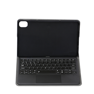 AZERTY Français Disposition Pliable Sans Fil RGB Clavier Rétro-Éclairé pour <span class=keywords><strong>Xiaomi</strong></span> <span class=keywords><strong>Mi</strong></span> <span class=keywords><strong>Pad</strong></span> <span class=keywords><strong>5</strong></span> Pro Nouvelle Couverture de Tablette en Cuir dans le Style QWERTY - Product Image 3