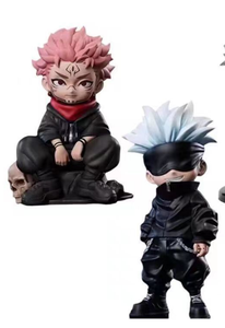 ฟิกเกอร์จูจุสึไคเซ็น โกโจ ซาโตรุ ท่าตั้งพื้น ยูจิ อิทาโดริ ท่านั่ง โชกะ ริโยคัน ช ของเล่นรุ่น Q แบบสองด้าน - Product Image 5