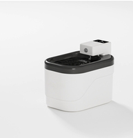 Fontaine à eau automatique rechargeable pour chat, écologique, en plastique, style bouteille, étanche, bol à eau pour animaux de compagnie