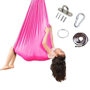 Di alta qualità per interni esterni 280*150cm tessuto di Nylon appeso sedia amaca altalena per bambini e adulti con autismo, ADHD, Aspergers - Product Image 6
