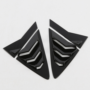 Car Rear <b>Window</b> for Verna Sedan 2011 2012 2015 ABS Carbon Fiber Print Side <b>Cover</b> Trim Sticker Vent Scoop - Product Image 1