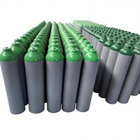 Bouteille de gaz oxygène médical portable en acier sans soudure ISO TPED de 13,4 L pour les soins de santé à domicile