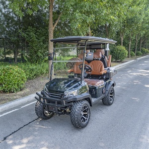 HTGF-A2+2 Para Villas y Caza: Carro de Golf Eléctrico de 2+2 Plazas, Gran Distancia al Suelo, con Reproductor Multimedia y Freno de Disco - Product Image 6