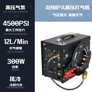 Compresor de aire para coche Airmega de 12V, 4500PSI, alta presión, apagado automático, para coches compactos y motocicletas - Product Image 5