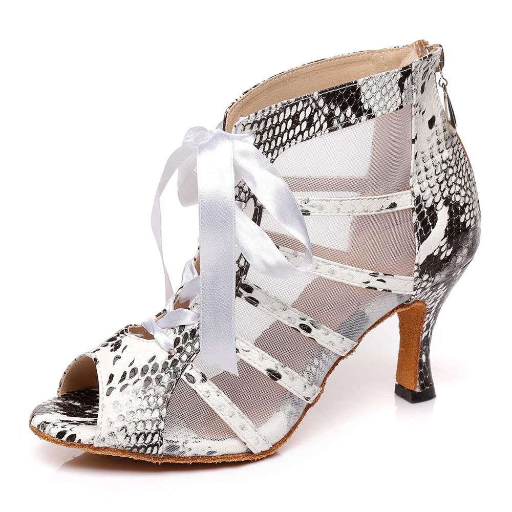 L401pu + сетчатая танцевальная обувь для женщин танцевального зала для латинских танцев