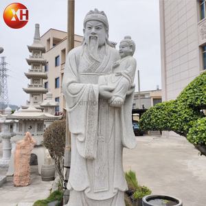 中国の大きな石の彫刻屋外の古代の幸運の神のフィギュア彫刻Fu LuShou 3つのラッキースター長寿老人像 - Product Image 5