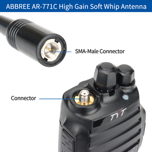 ABBREE AR-771C Ăng Ten Linh Hoạt Cho Nam Độ Lợi Cao 144/430MHz Cho TH-UV800D TYT/MD-380 E KG-<span class=keywords><strong>UV8D</strong></span> <span class=keywords><strong>Wouxun</strong></span>/Bộ Đàm 9D Plus - Product Image 5