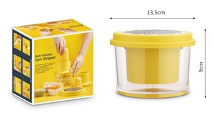 Peralatan dapur pengupas jagung pisau baja tahan karat untuk menghilangkan biji alat buah & sayuran - Product Image 6