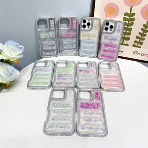 Custodia per telefono di lusso a prova di caduta <span class=keywords><strong>trasparente</strong></span> con stelle Glitter Bling piumino custodia per telefono <span class=keywords><strong>Honor</strong></span> Magic7 <span class=keywords><strong>Lite</strong></span> - Product Image 2