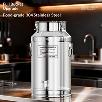 Robinet de baril scellé en acier inoxydable 304, anti-poussière, anti-humidité, grande capacité, pour le transport et la fermentation de vin et d'huile