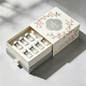 Emballage personnalisé avec logo, utilisation de cartons d'exportation standard, prix bas, boîte à tiroir en provenance de Chine, boîtes rigides rectangulaires avec poignée. - Product Image 2