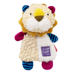 Jouet à mâcher pour chien GiGwi en peluche, lion, avec sonnette, pour chiots, jeu d'intérieur - Product Image 4