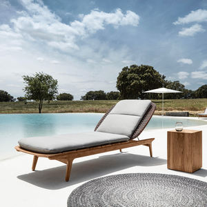 Sillón de <span class=keywords><strong>piscina</strong></span>, silla de playa de ratán, a prueba de sol, patio, jardín, Hotel, cama de ocio al aire libre - Product Image 1
