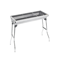 Barbecue au charbon de bois portable Pinnovo, barbecue d'extérieur pour les rassemblements familiaux et les barbecues dans la cour