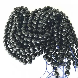 Black Onyx Round Beads 6mm 8mm 10mm Black Gemstone Loose Beads16'' Full Strand