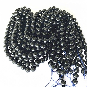 Ónix negro ronda granos 6mm 8mm 10mm negro piedras preciosas Beads16'' completo Strand - Product Image 1