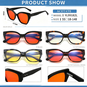 Luxury Full Rim Acetate Eyeglasses High Filter Lens Anti Blue Light Gaming Glasses <strong>Deep</strong> Sleep Glasses Spectacle <strong>Frames</strong> - Product Image 3
