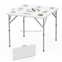 Table pliante moderne en fer durable, portable, pour intérieur/extérieur, camping, pique-nique, meubles de fête