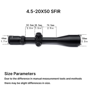 Lunette optique BANGBANG 4.5-20X50SFIR en aluminium avec grand objectif pour activités de plein air et observation de la faune - Product Image 6