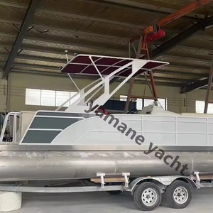 Vente d'usine : Bateaux pontons en aluminium soudés, catamarans et bateaux-<span class=keywords><strong>ferry</strong></span> en aluminium avec auvent anti-UV pour loisirs et tourisme - Product Image 4