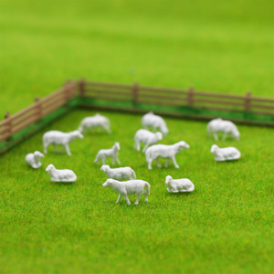 Modelo AN8703B, Figuras de Animales, Escala 1:87, Animales de Granja Blancos sin Pintar, Oveja, <span class=keywords><strong>Perro</strong></span> <span class=keywords><strong>Collie</strong></span>, <span class=keywords><strong>Pastor</strong></span>, Escala HO - Product Image 3