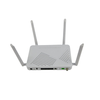 Nuevo Router Gigabit 2024 CATV Fibra Óptica ONU XPON FTTX con Antenas, POE, IP, GSM, WiFi 4G, 4 Puertos Gigabit RJ45, Modo ONT EPON/GPON