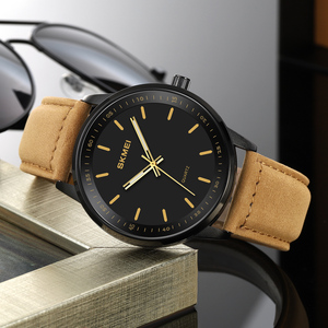 Orologio al Quarzo SKMEI di Lusso con Cinturino in Pelle, Design Semplice, Cassa Sottile 10.2mm, Modello <span class=keywords><strong>2034</strong></span> - Product Image 5