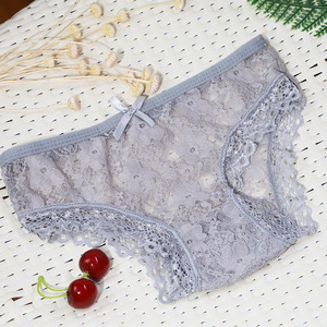Culottes en dentelle à entrejambe ouvert pour femmes, mini-strings transparents en nylon, été 2023 - Product Image 1