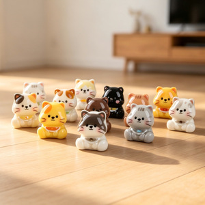 Figuras de Gatitos de Resina Cai Tai, Mini Decoración Animal para Escritorio y Adorno Interior de Coche - Product Image 2