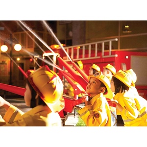 Moetry-estación de bomberos para niños, equipo de patio interior suave para niños, centro de entretenimiento para Clubs - Product Image 1