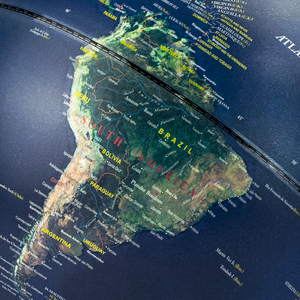 Globo de mapa <span class=keywords><strong>del</strong></span> <span class=keywords><strong>mundo</strong></span> <span class=keywords><strong>3D</strong></span> giratorio con características físicas para la decoración <span class=keywords><strong>del</strong></span> hogar herramienta educativa y Aula de oficina regalo perfecto para exhibición - Product Image 5