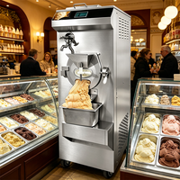 Machine à glace dure italienne professionnelle, congélateur combiné, machine à gelato en acier inoxydable, certifiée Energy Star, pour usage en restaurant, CE ETL
