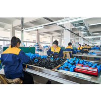 Raccords de compression PP pour l'irrigation agricole, vanne à bille basse pression, irrigation goutte à goutte en plastique HDPE