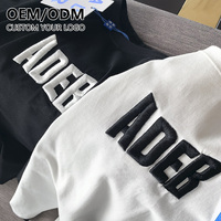 Oem T-shirt op maat bedrukt logo Heren geborduurde T-shirt Mode Hoge kwaliteit T-shirt Geborduurde Heren Plus Size T-shirt voor Heren