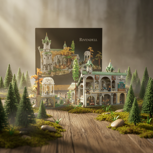 Chinese 40-Piece Plastic Construction <strong>Toy</strong> Model 10316 <strong>the</strong> <strong>Lord</strong> <strong>of</strong> <strong>the</strong> <strong>Rings</strong> Hobbit Rivendell Castle Children's Assembly Set - Product Image 4