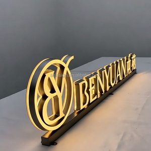 Lettres en acrylique miniatures éclairées à l'avant et à l'arrière, durables, pour la publicité commerciale en vitrine, enseigne tridimensionnelle personnalisable - Product Image 5