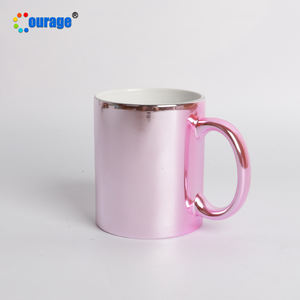 Tazas de Sublimación Color <span class=keywords><strong>Rosa</strong></span> <span class=keywords><strong>Espejo</strong></span>, Proveedores de Tazas Electrochapadas al por Mayor - Product Image 6