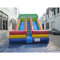 ISPORT Toboggan gonflable en PVC pour usage intérieur/extérieur