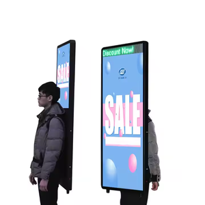 Nhà máy nóng bán Ba lô hiển thị quảng cáo di động mặc đi bộ biển quảng cáo với tầng thường vụ LED lightbox khung nhôm - Product Image 1