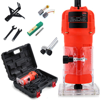 Kit combiné de fraiseuse à bois à bas prix, vente chaude en Chine, mini fraiseuse à bois portable électrique avec fraise
