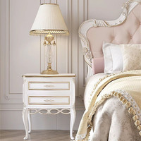 Lit double sculpté en bois massif de style français, inspiré du luxe royal, lit de princesse rose de 1,8 mètre, fabriqué en Chine pour villa de luxe