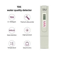 Testeur numérique portable de qualité de l'eau TDS-3, 0-9990ppm, mesure précise pour l'eau potable, l'aquarium, la piscine, l'hydroponie