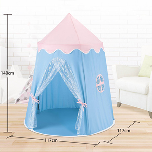 Tente de jeu pour enfants, jouet d'extérieur, <span class=keywords><strong>tipi</strong></span>, yourte intérieure, maisonnette <span class=keywords><strong>rose</strong></span> pour bébés et enfants - Product Image 4