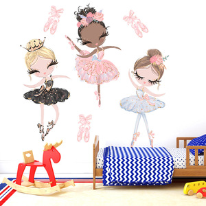 Bong Bóng Màu Hồng voi con hươu cao cổ con Áp phích động vật tường nghệ thuật vải Vườn Ươm in tranh Bắc Âu bé phòng trang trí hình ảnh - Product Image 6