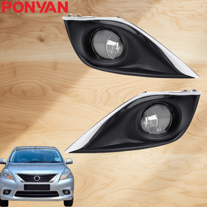 Accesorios de coche, lámpara de conducción, luz antiniebla, faro Led para Nissan Sunny Versa Almera 2014 2015 2016-<span class=keywords><strong>0N</strong></span> 55W12V PONYAN impermeable - Product Image 5