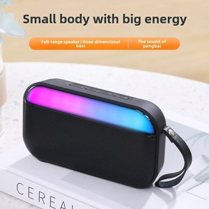 Xách tay RGB LED mini ngoài trời thiết kế Điện thoại di động truy cập FM Radio Hỗ trợ Bluetooth Loa - Product Image 3