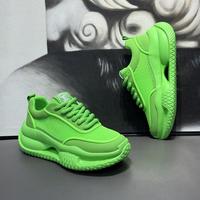 Chaussures Homme Transfrontalières de Haute Qualité Grandes Tailles ; Nouvelle Marque Tendance Respirante à Lacets Color Block Été Sport Décontracté
